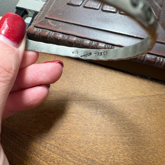 Sterling Silver Bangle Bracelet Set of 3 - Picture 7 of 7